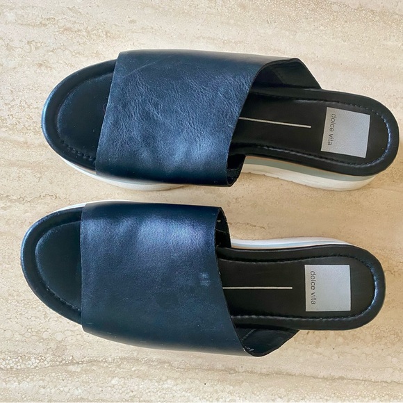 DOLCE VITA Milo Wedge Slip On Sandal | Size 6 - Picture 5 of 6